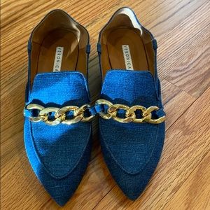 Veronica Beard Denim Mules